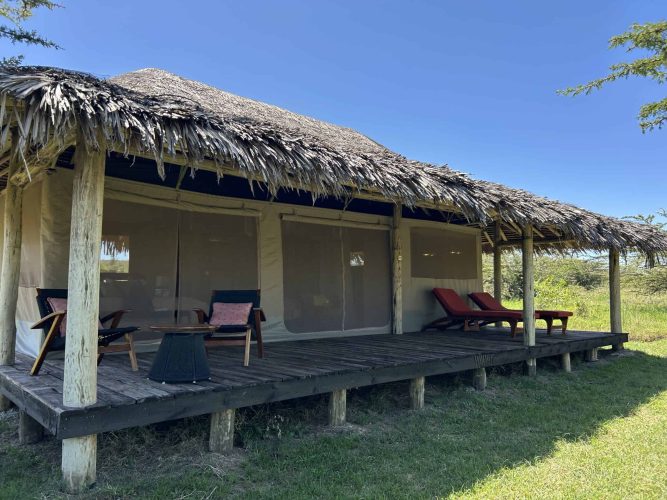 Deck of our room (Photo Credit: Katt Hendershot)
