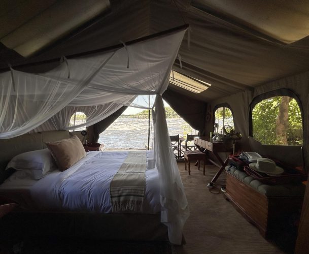Tent at Papa’s Camp (Photo Credit:  Alexandra Hankins)